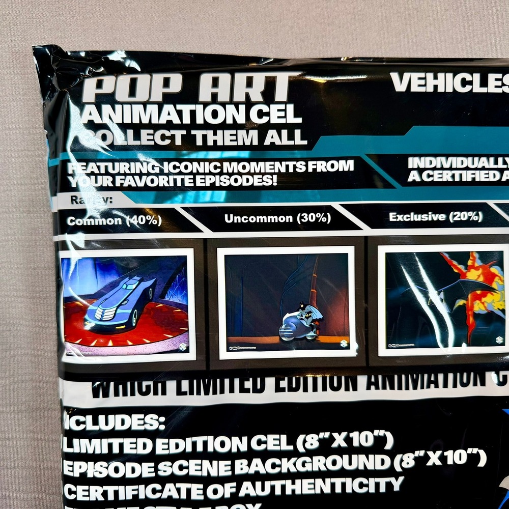 Batman The Animated Series Pop Art Animation Cel Series 1 Vehicles Gotham City - Picture 8 of 9
